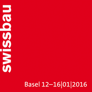 Swissbau, 12-16 January 2016 in Basel/Switzerland: Is one of Europe's biggest construction trade fairs.