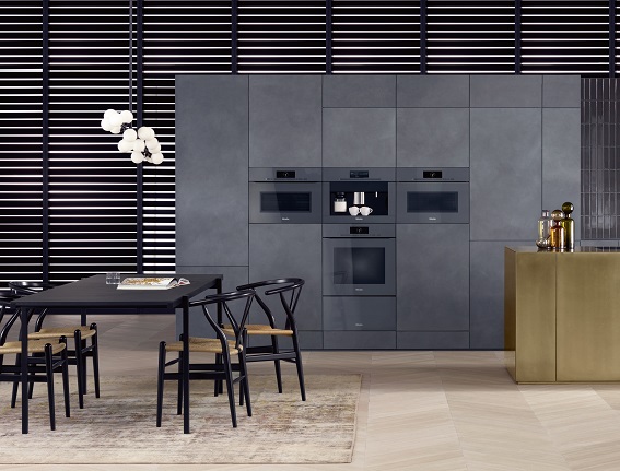 Miele ArtLine series of built-in appliances made in Germany.