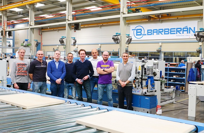 The Dekker's technical staff visited Barberan factory in Castelldefelds/Barcelona.