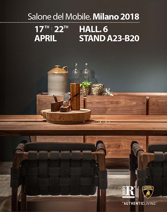 RIVA 1920 ITALY, AT THE SALONE DEL MOBILE MILAN, HALL 6 BOOTH A23