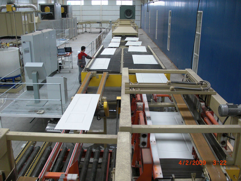 One Globe's production line for Door Skin.