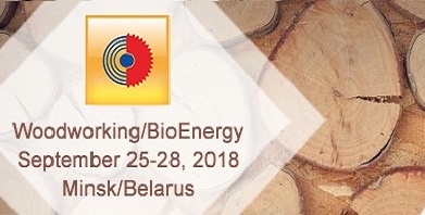 WOODWORKING/BIOENERGY FAIRS, 25-28 SEPTEMBER 2018, MINSK/BELARUS