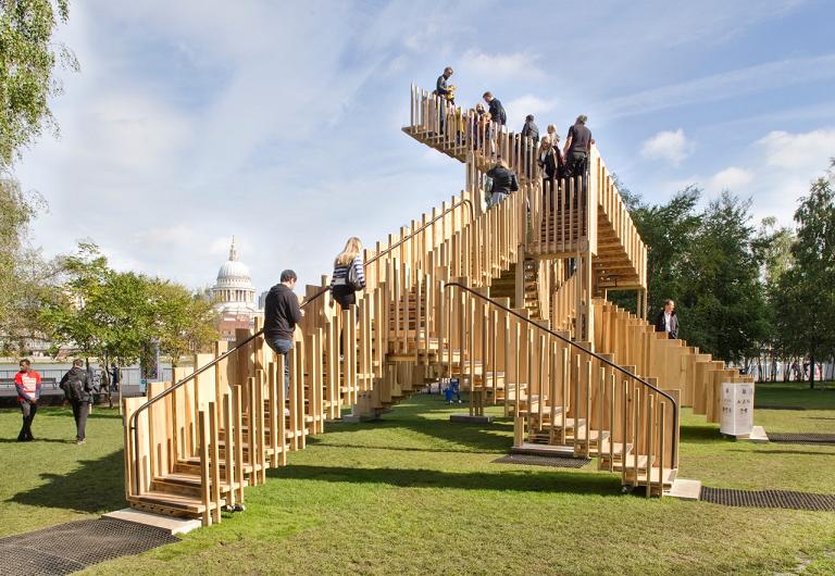AHEC: Endless Stair will be mounted in front the Tate Modern in London until 10th October next.