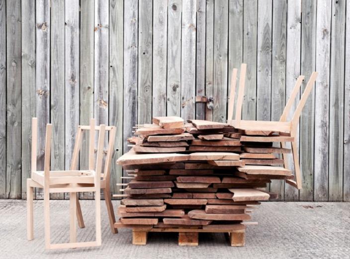 AHEC Out of the Woods. Adventures of 13 Hardwood Chairs.